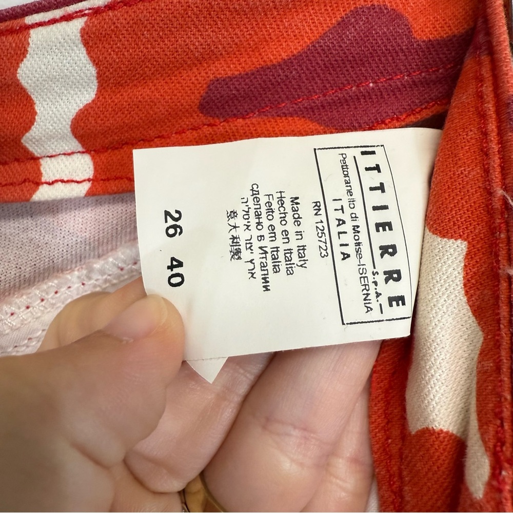 Roberto Cavalli Vibrant Red and White Skinny Jeans - Picture 9 of 16